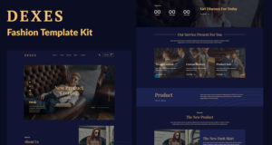 Dexes – Fashion eCommerce Elementor Template Kit