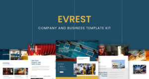 Everst – Unternehmen & Geschäft Elementor Template Kit