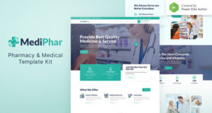 Mediphar – Pharmacy & Medical Elementor Template Kit