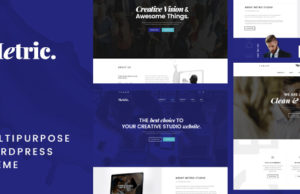 Metrik – Mehrzweck-WordPress-Layout für Unternehmen