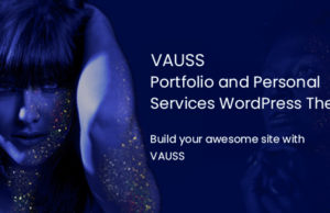 VAUSS – WordPress-Layout für Portfolio und persönliche Dienstleistungen