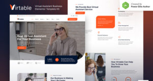 Virtable – Virtueller Assistent Business Elementor Template Kit