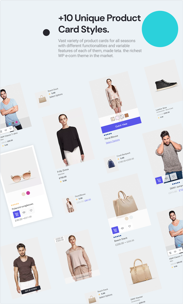 teta - WooCommerce WordPress Theme - Product cards