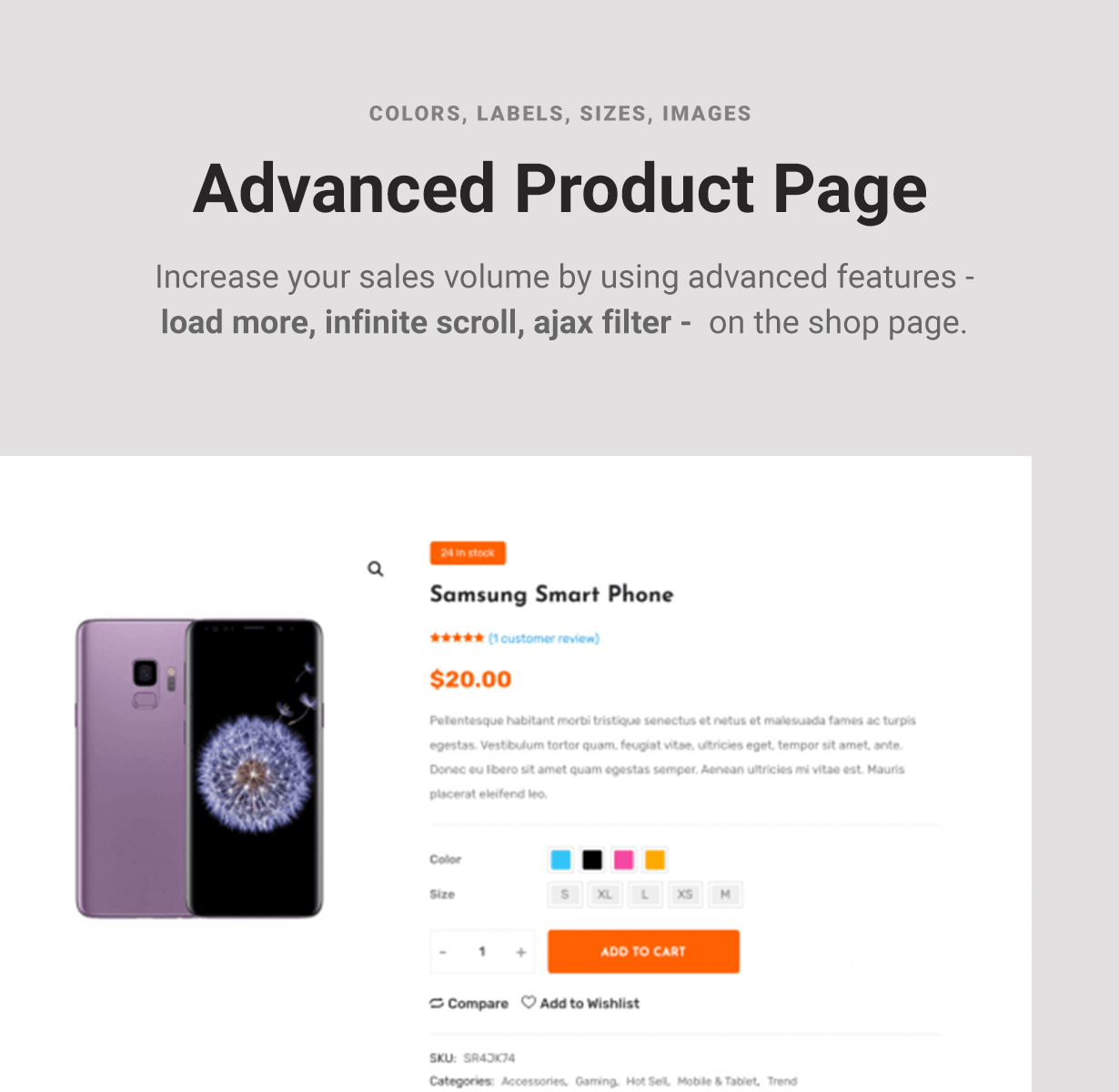 WordPress WooCommerce Swatches