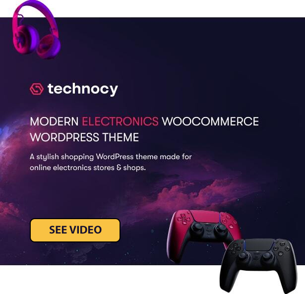 Technocy - Bestes WooCommerce-Theme für Elektronikgeschäfte