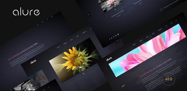 Alure – Kreatives Mehrzweck-Portfolio-WordPress-Thema – 1