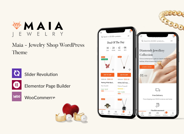 Maia - WordPress-Theme für Juweliere - 5