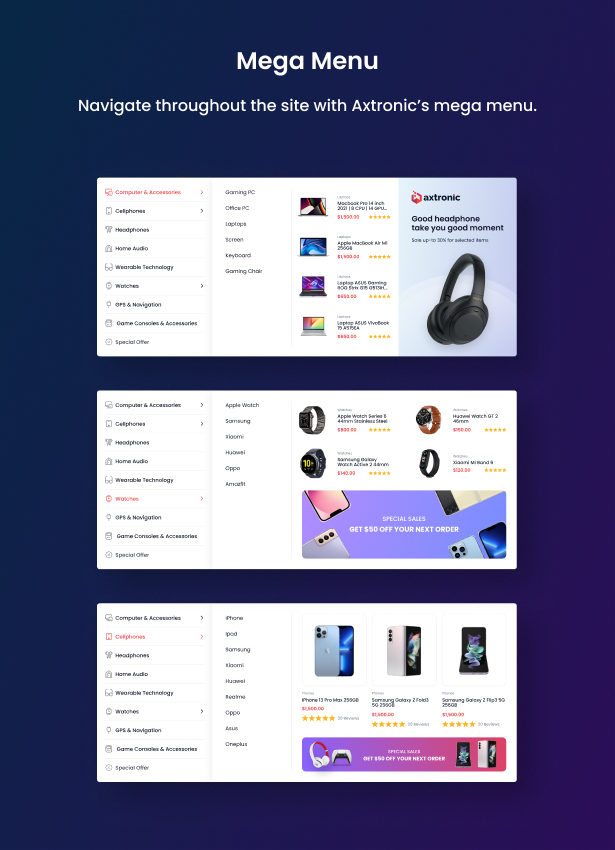 Axtronic - Elektronik-WooCommerce-WordPress-Theme
