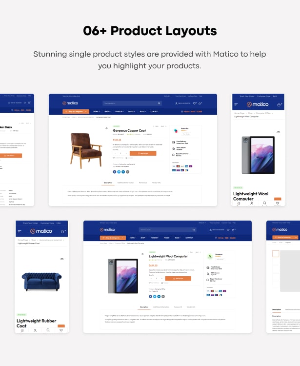 Matico Marktplatz WordPress-Theme