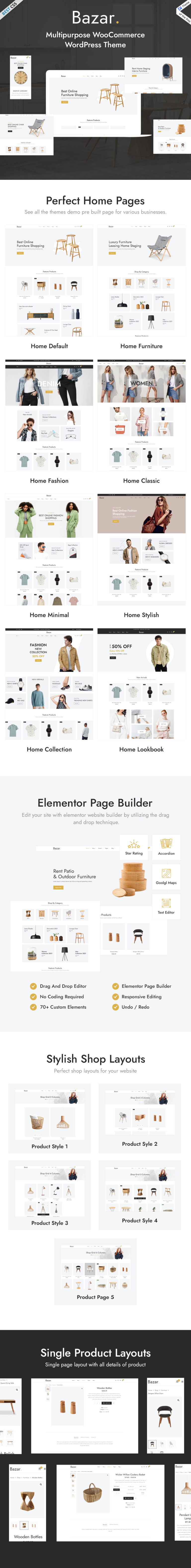 Bazar – Mehrzweck-WooCommerce-WordPress-Vorlage