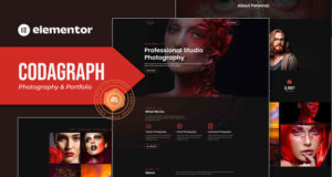 Codagraph – Fotografie & Portfolio Elementor Template Kit