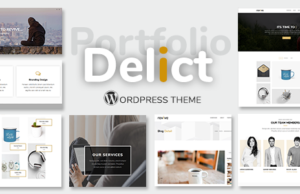 Delict – Minimales Mehrzweck-WordPress-Layout für Agenturen und Portfolios