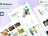 Deliverra – Lebensmittel- und Lebensmittelliefer-App Elementor Template Kit