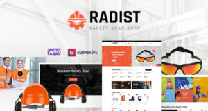 Radist- Gear Shop WordPress Layout