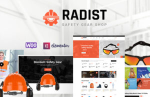 Radist- Gear Shop WordPress Layout
