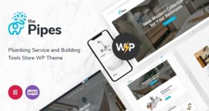 The Pipes – WordPress-Thema für Sanitär-Service und Bauwerkzeuge