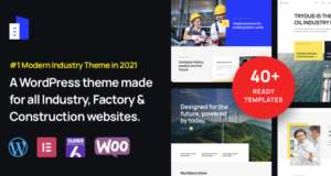 Trydus – WordPress-Template für Industrie und Fabrik