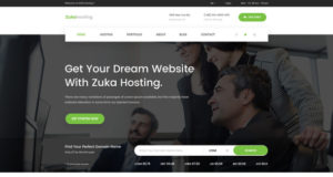 Zukahost – Domain- und Webhosting-Vorlagenkit