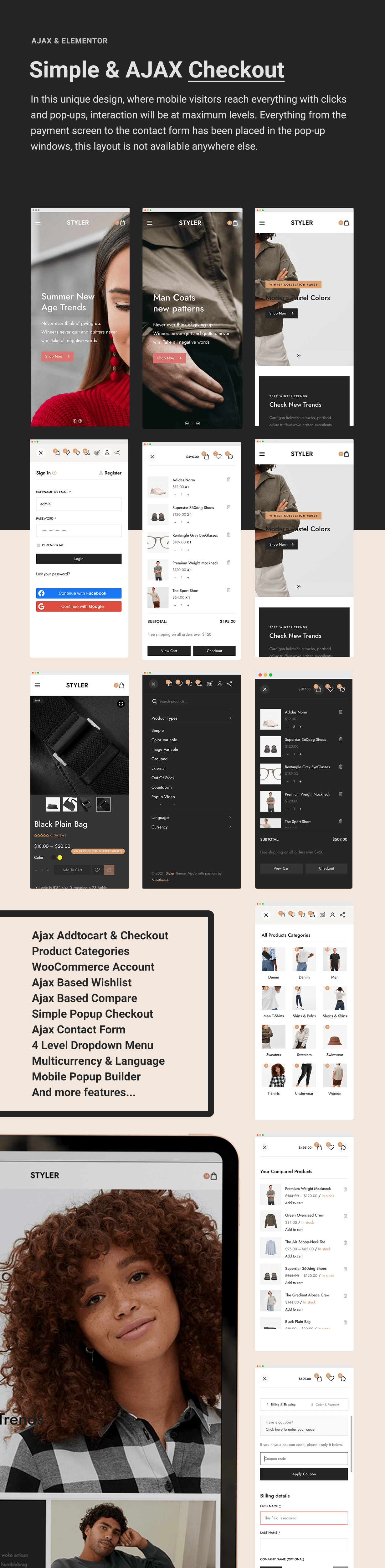 Styler - Best Rated Responsive Mobile Focused WooCommerce Theme