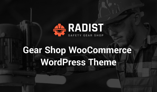 Radist Gear Shop WordPress-Theme