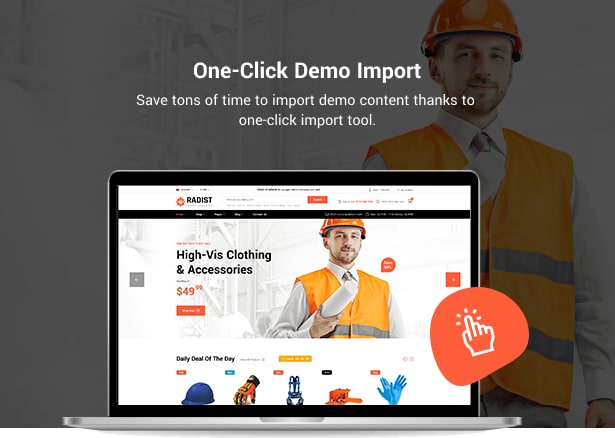 Radist Gear Shop WordPress-Theme