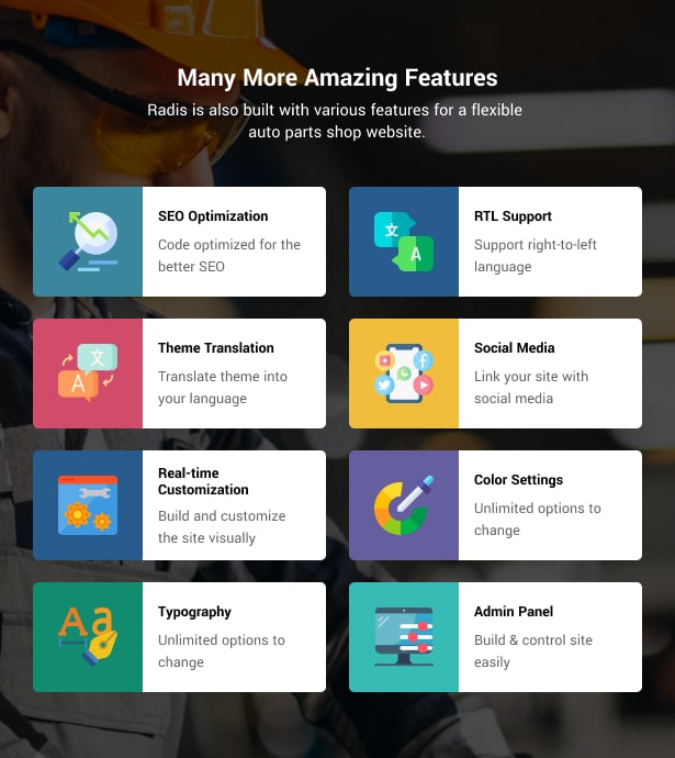 Radist Gear Shop WordPress-Theme