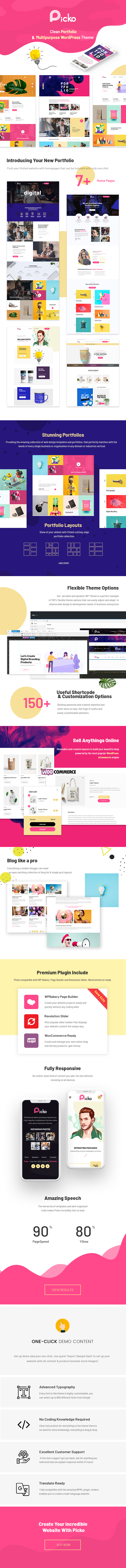 Sauberes Portfolio & Mehrzweck-WordPress-Theme