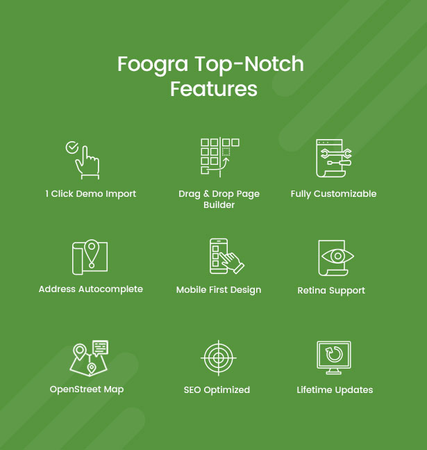 Foogra – WordPress-Theme für Restaurantverzeichnisse und -listen – 10