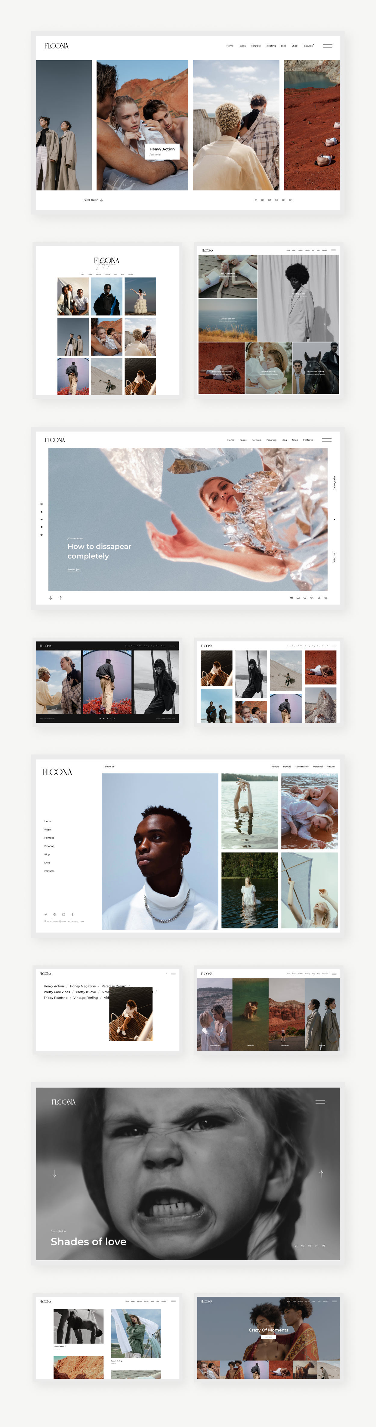 Floona - Minimal Photography Theme