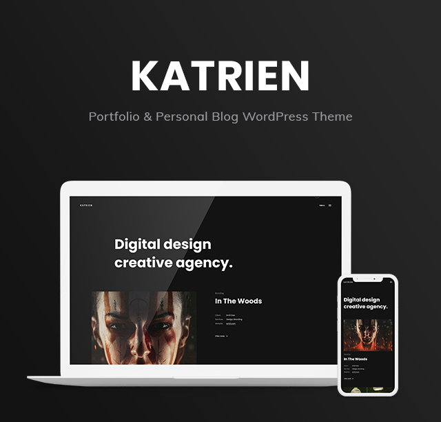 Katrien - WordPress-Theme für Portfolios und persönliche Blogs - 1