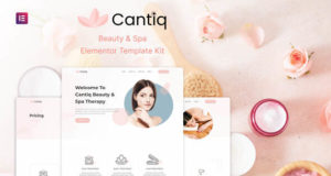 Cantiq – Beauty Spa Salon Therapy Elementor Template Kit