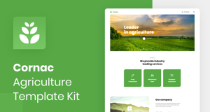 Cornac – Landwirtschafts-Elementor-Vorlagen-Kit