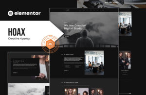 Hoax – Kreativagentur Elementor Template Kit