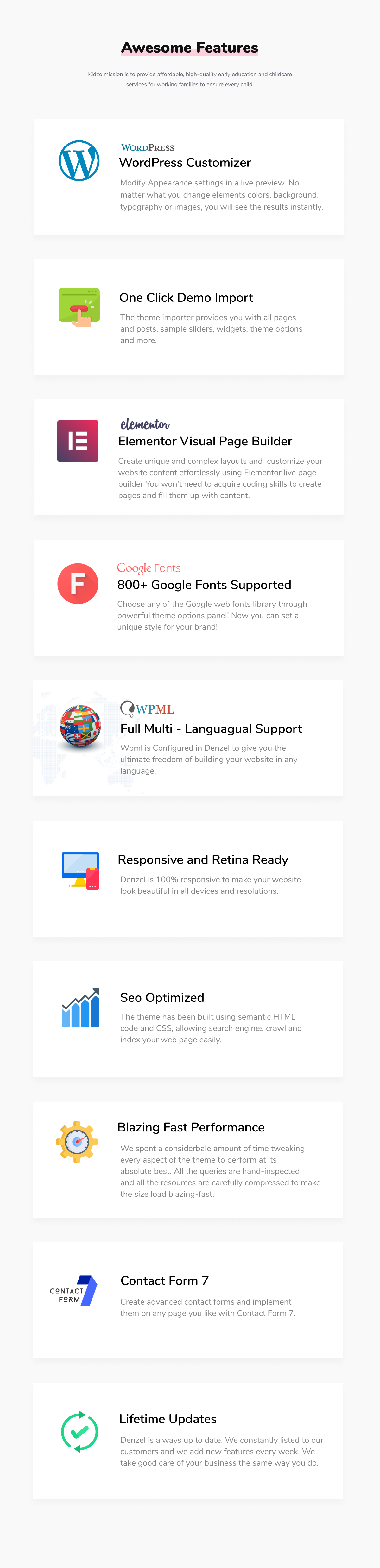 Die besten WordPress-Designfunktionen für Kinder