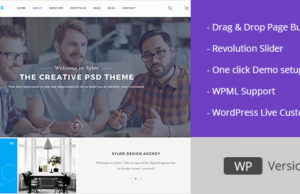 Sylor – Minimales WordPress-Portfolio der Kreativagentur