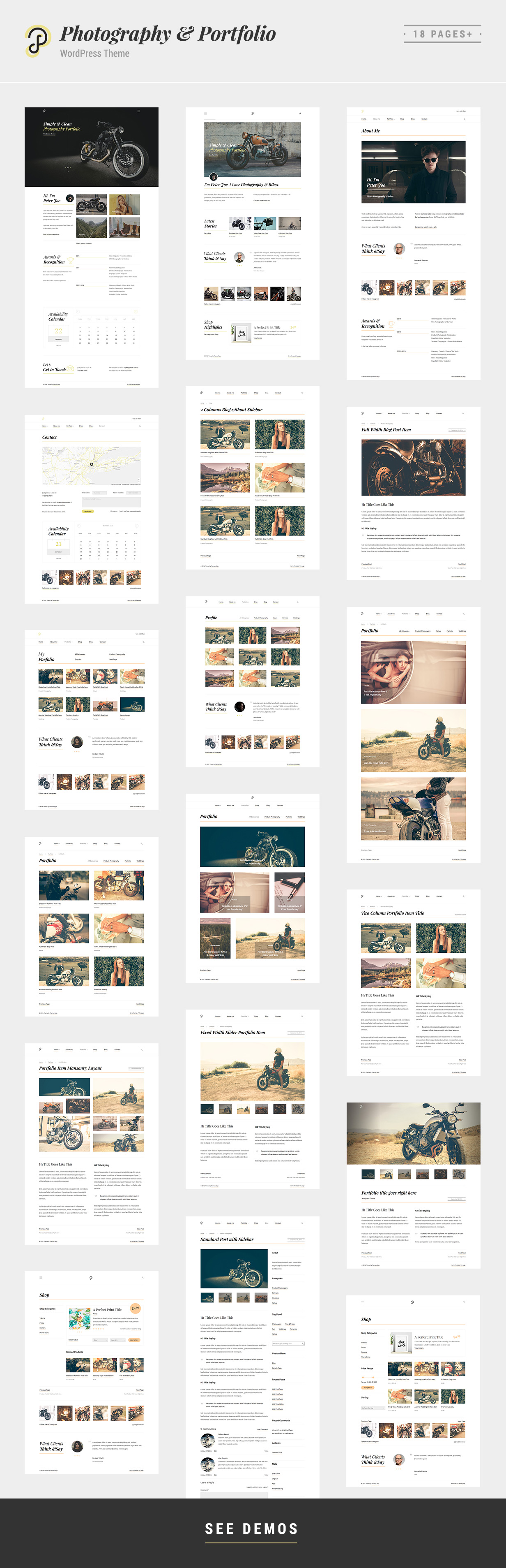 P Dojo – WordPress-Theme für Fotografie und Portfolio – 4