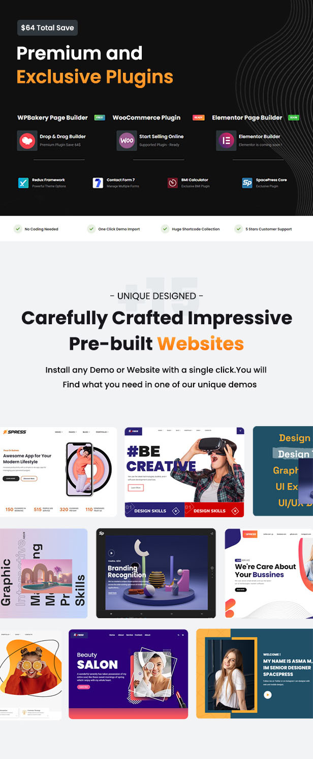 Spacepress - Mehrzweck-WordPress-Theme