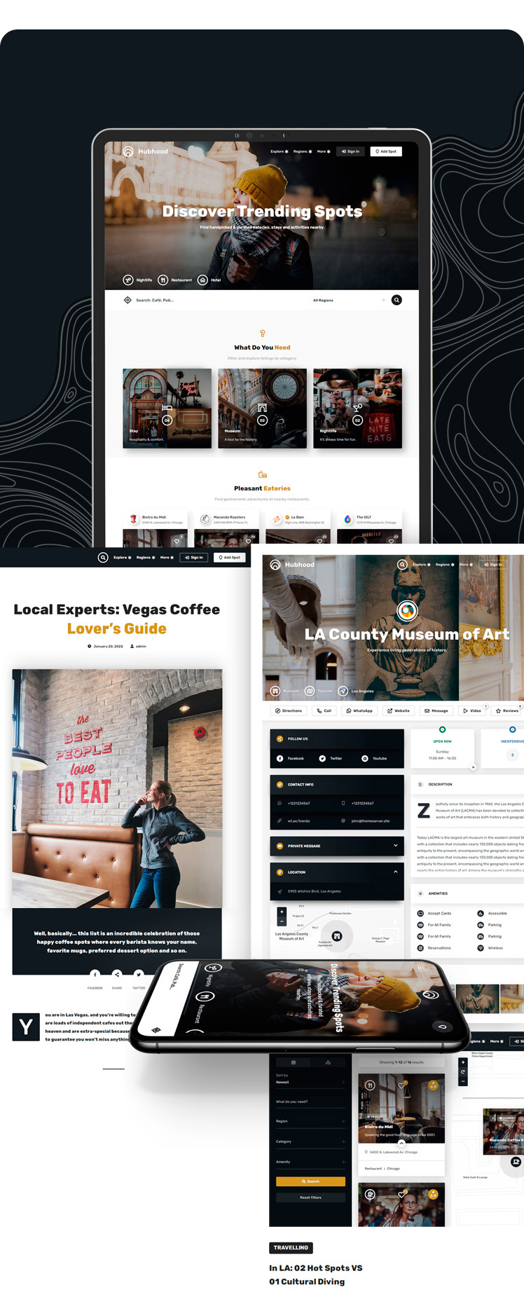 Hubhood – WordPress-Theme für Verzeichnisse und Listen – 2