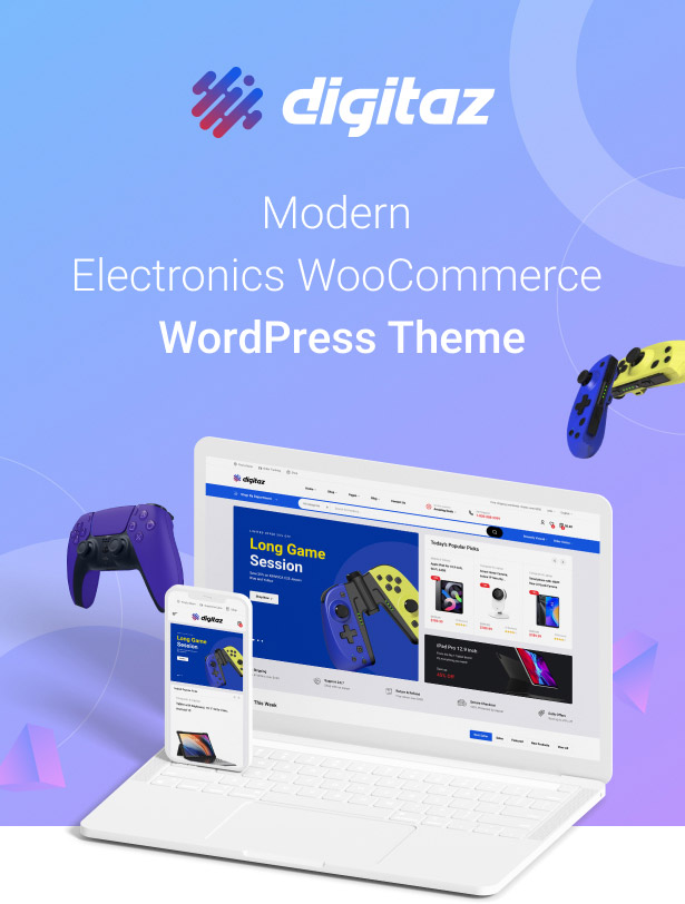 digitaz - bestes WordPress-Theme für Elektronikgeschäfte