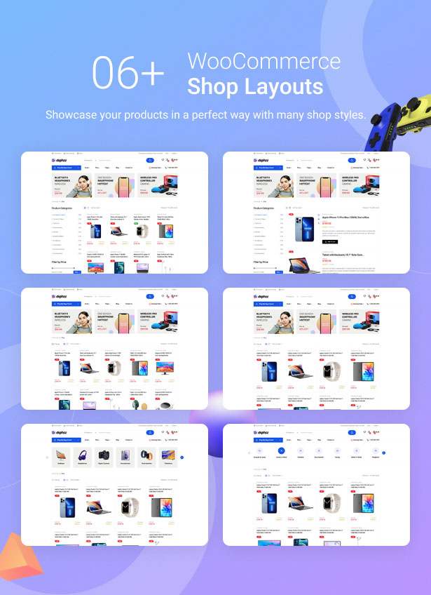 digitaz - Elektronikgeschäft WordPress Theme WooCommerce Shop