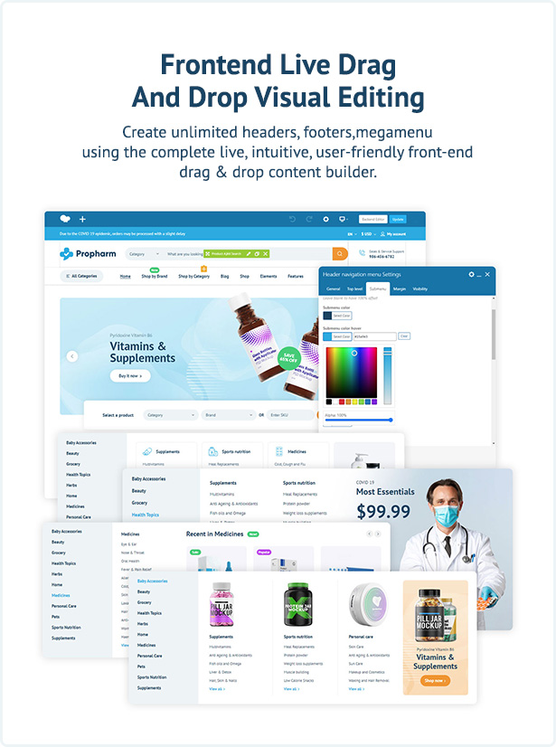 Propharm - Apotheke & Medizin WordPress WooCommerce Theme - 6