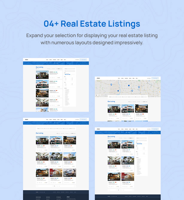 Zihom Real Estate WordPress Theme – Immobilienangebote