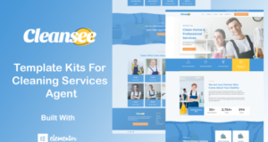 Cleansee – Reinigungsservice Elementor Template Kit