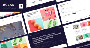 Dolan – Persönliches Portfolio-Elementor-Vorlagen-Kit