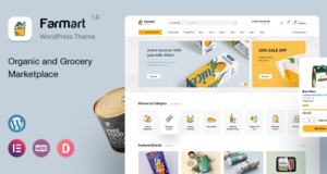 Farmart – WordPress-Vorlage für den Bio- und Lebensmittelmarktplatz