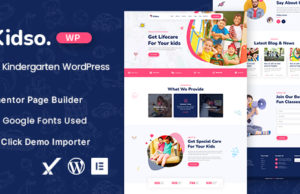 Kidso – Modernes Kindergarten-WordPress-Template