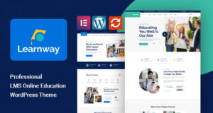 Learnway – Professionelles LMS-Online-Bildungskurs-WordPress-Vorlage