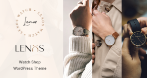 Lenos – Minimales WooCommerce-Thema für den Uhrenladen