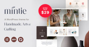 Mintie – Arts & Crafts WooCommerce-Vorlage
