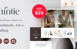 Mintie – Arts & Crafts WooCommerce-Vorlage